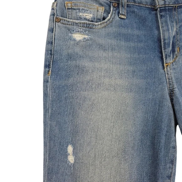 Joes Jeans Ankle Skinny Cropped Mid Rise Dana Medium Wash Distressed Denim - Picture 3 of 10